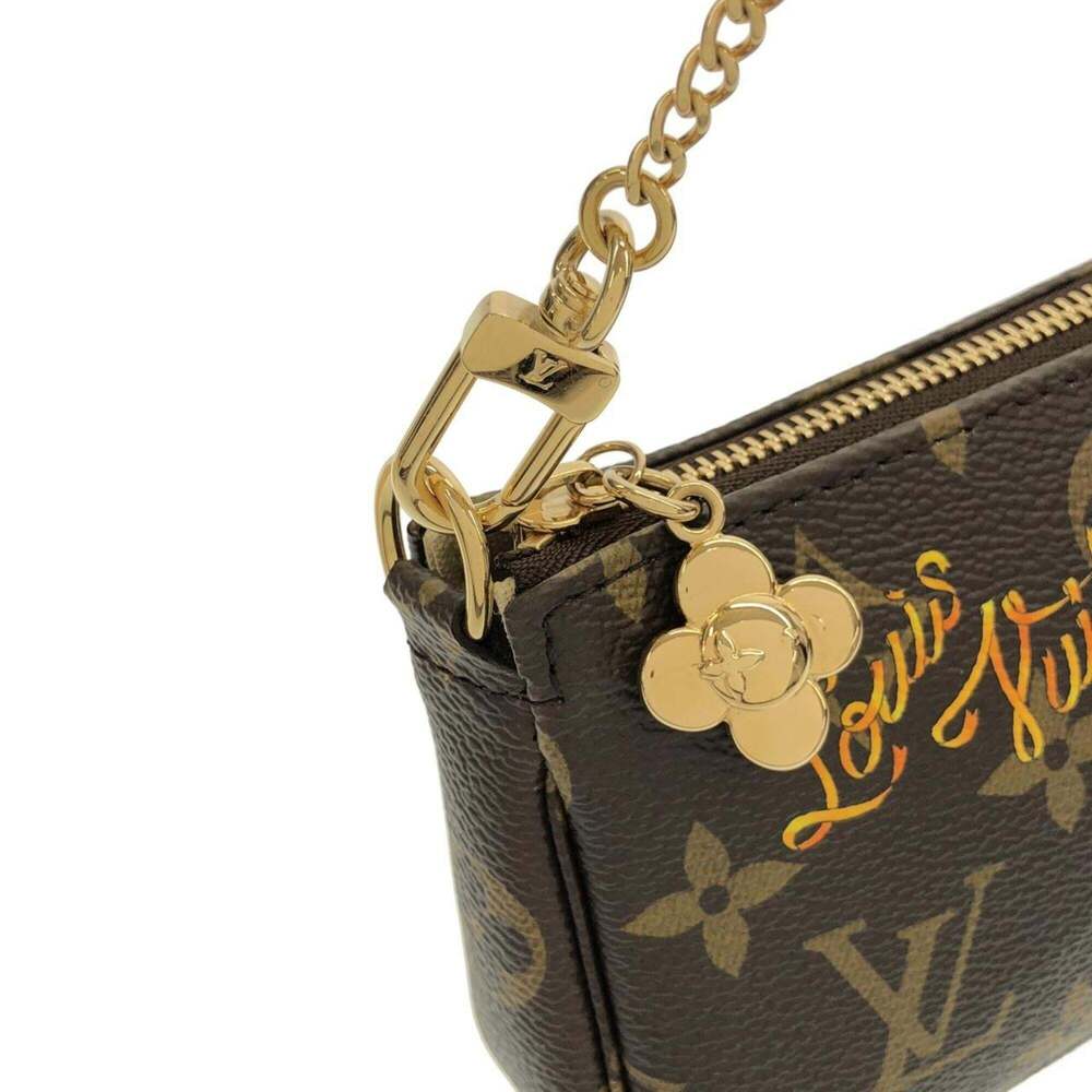 LOUIS VUITTON Authentic Brown Monogram Pochette Pouch - Picture 4 of 10